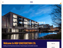 Tablet Screenshot of mpconstruction.ie